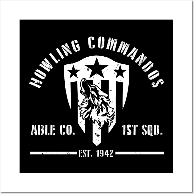 Howling Commandos Squad Wall Art by PopCultureShirts